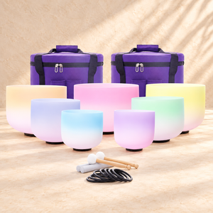 Ambientación digital: Set completo con bolsas y accesorios mostrados en la foto del proveedor, sobre fondo marfil; no es una fotografía de una sesión real