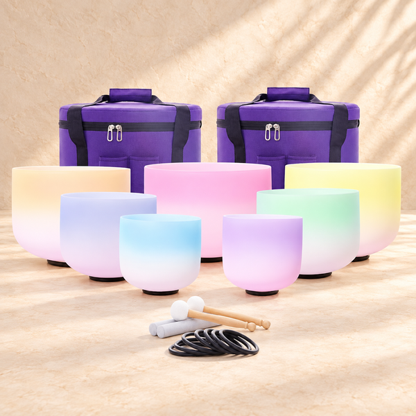 Ambientación digital: Set completo con bolsas y accesorios mostrados en la foto del proveedor, sobre fondo marfil; no es una fotografía de una sesión real