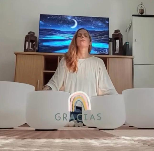 Fotografía compartida por Carolina con sus cuencos Quantum