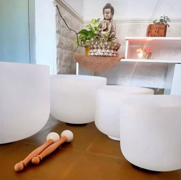 Fotografía compartida por Nadia con sus cuencos Quantum